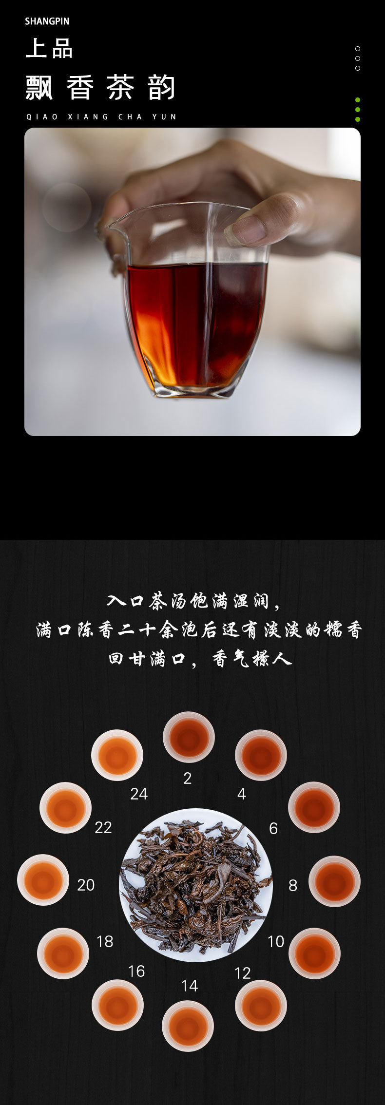 荒野槟榔香六堡茶/Wild Betel Nut Fragrant Liubao Tea
